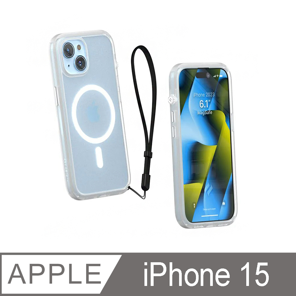 CATALYST iPhone15 (6.1吋) MagSafe防摔耐衝擊保護殼●霧透