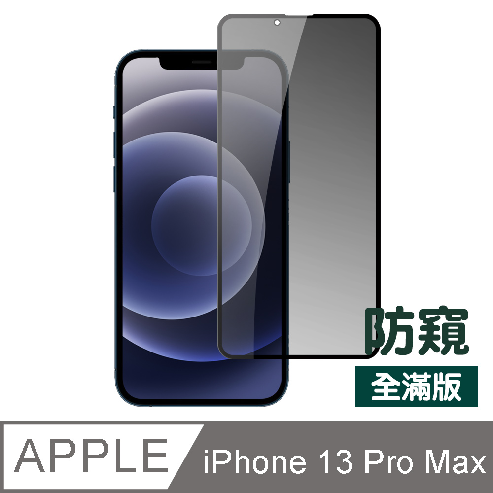 iPhone 13 Pro Max 滿版 高清 防窺 鋼化膜 手機 9H 保護貼 ( iPhone13ProMax保護貼 )