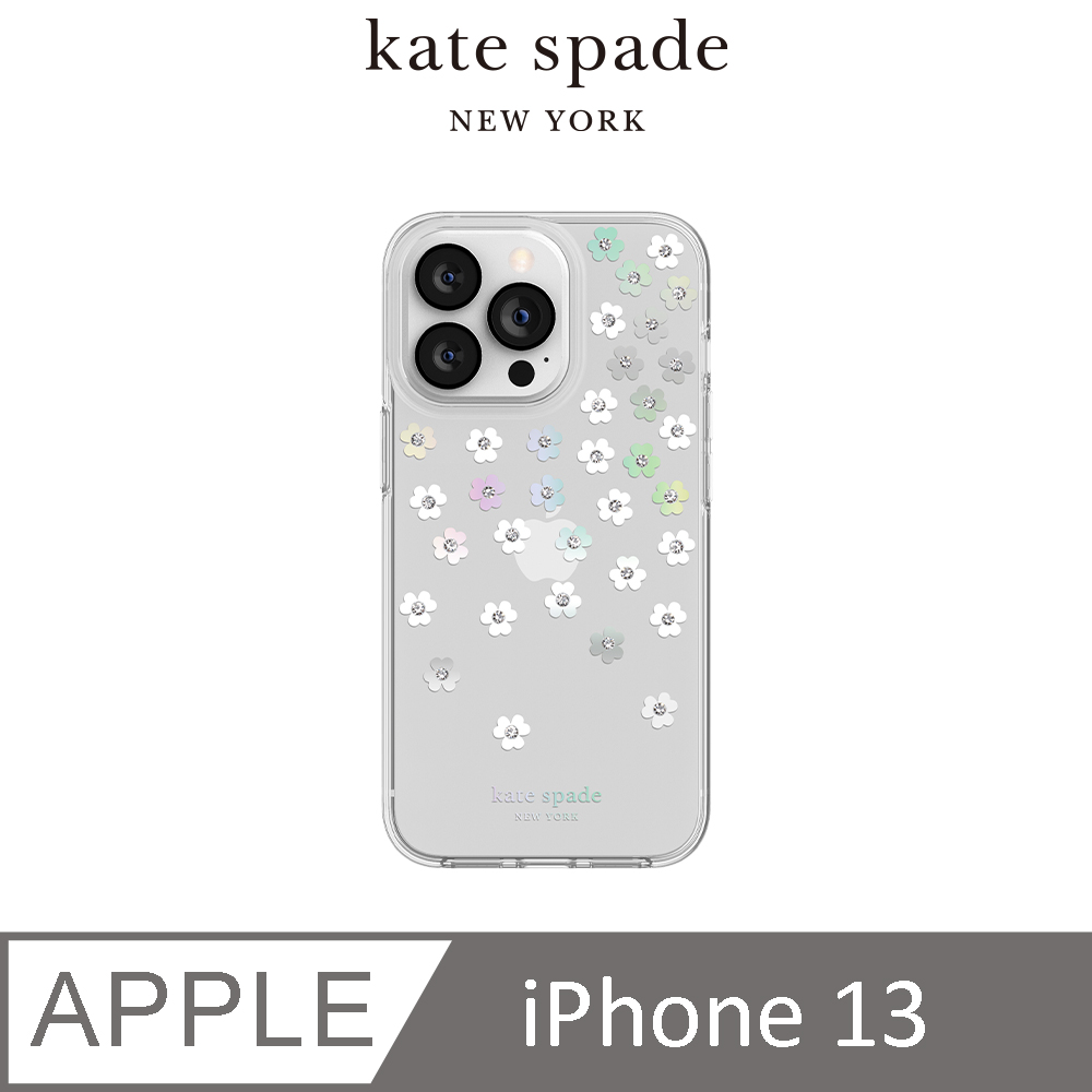 Kate Spade iPhone 13 手機保護殼-幻彩小花