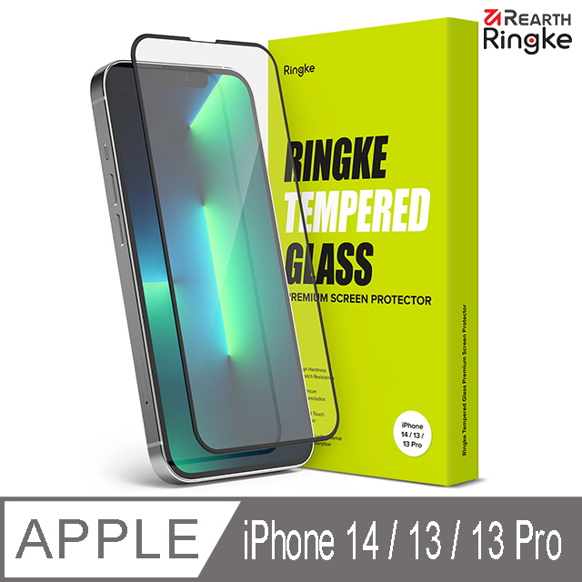 【Ringke】Rearth iPhone 13 / 13 Pro [ID Glass 強化玻璃滿版螢幕保護貼