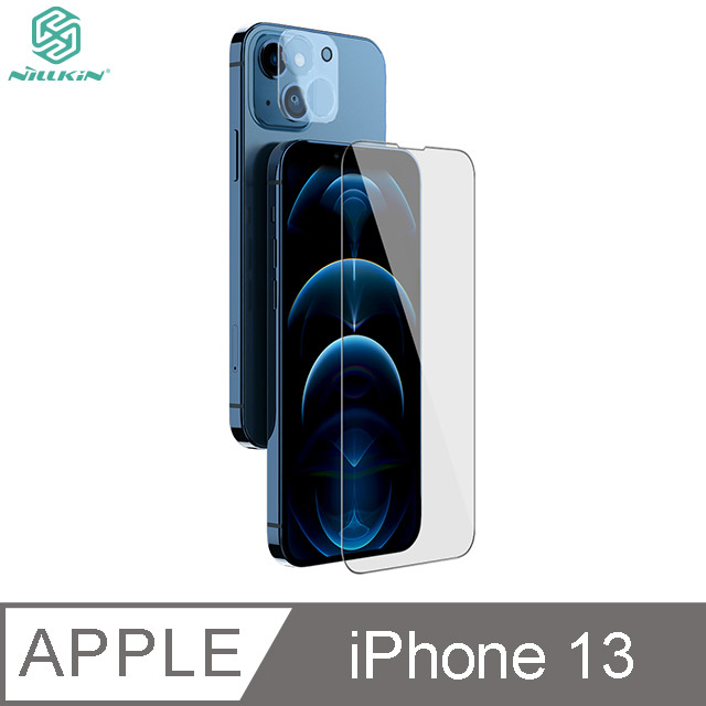 NILLKIN Apple iPhone 13 二合一套裝玻璃貼 (螢幕玻璃貼+鏡頭貼)