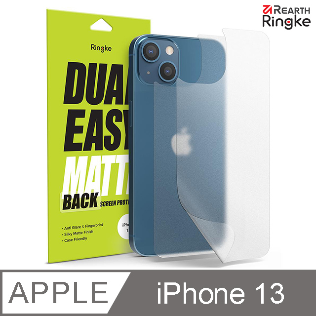 【Ringke】iPhone 13 [Back Screen Protector 霧面抗指紋背貼（二片裝）