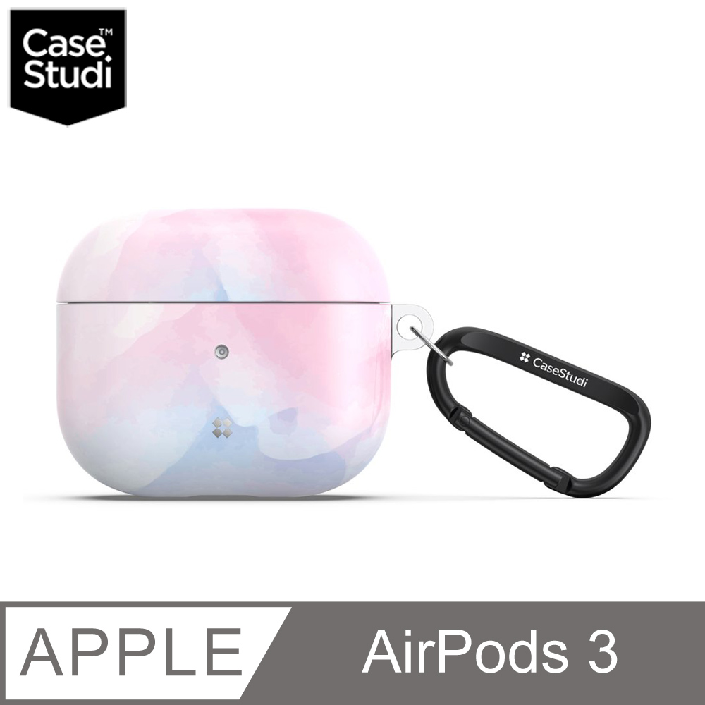 CaseStudi AirPods 3 Prismart(S) 充電盒保護殼(含扣環)-粉彩紋