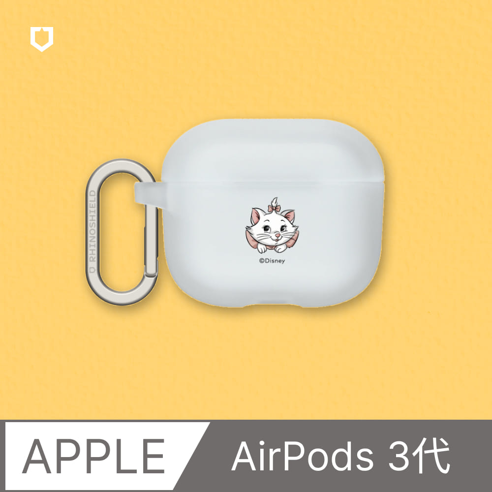 【犀牛盾】AirPods 第3代 防摔保護套｜迪士尼經典系列/貓兒歷險記-瑪麗貓(多色可選)