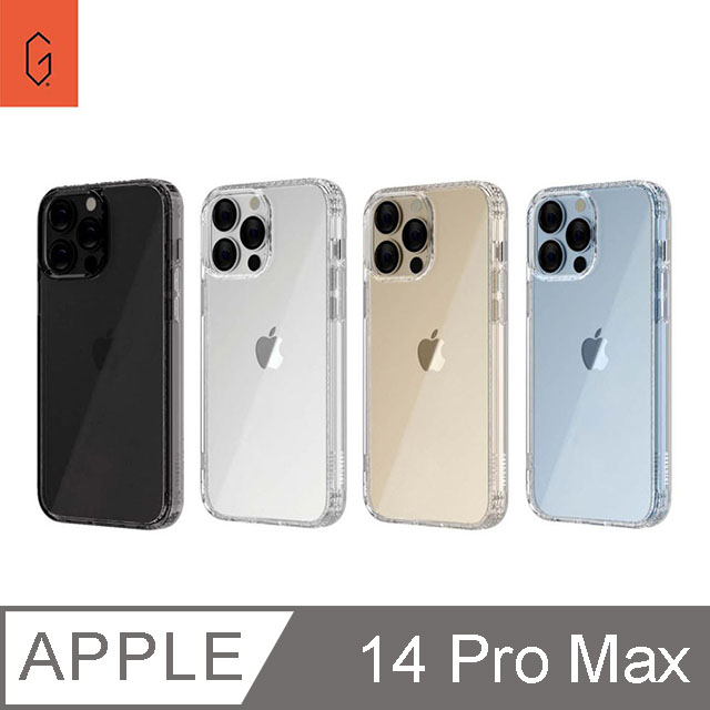 OVERDIGI iPhone 14 Pro Max 蜂巢晶格雙料軍規防摔透明殼