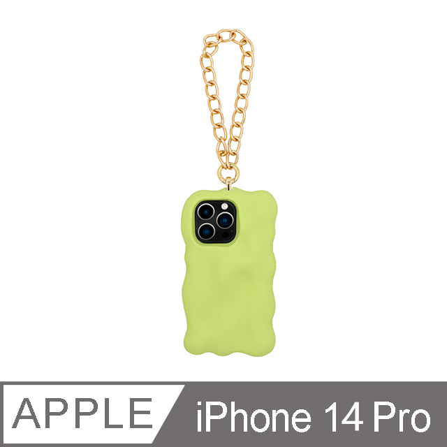 【Candies】iPhone 14 Pro - Simple夢幻珠光手機殼(綠)
