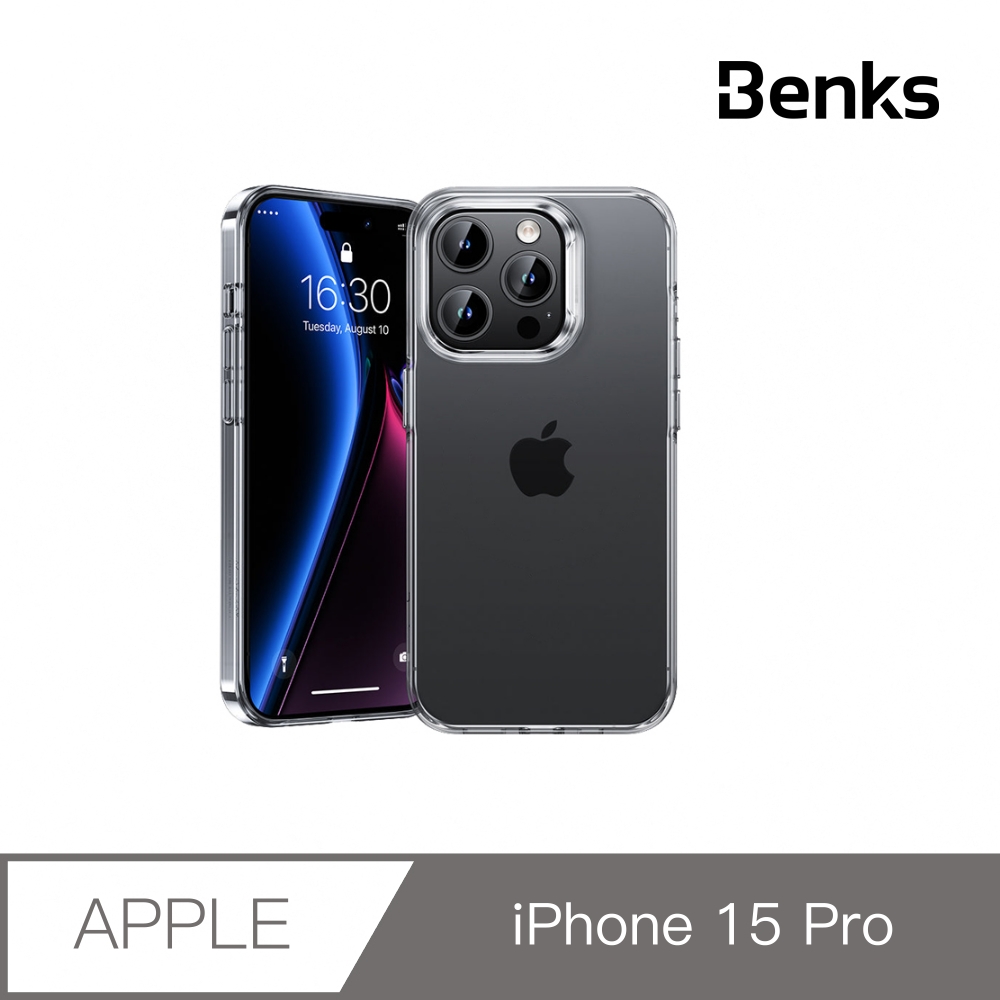 【Benks】iPhone 15 Pro Crystal 精透保護殼