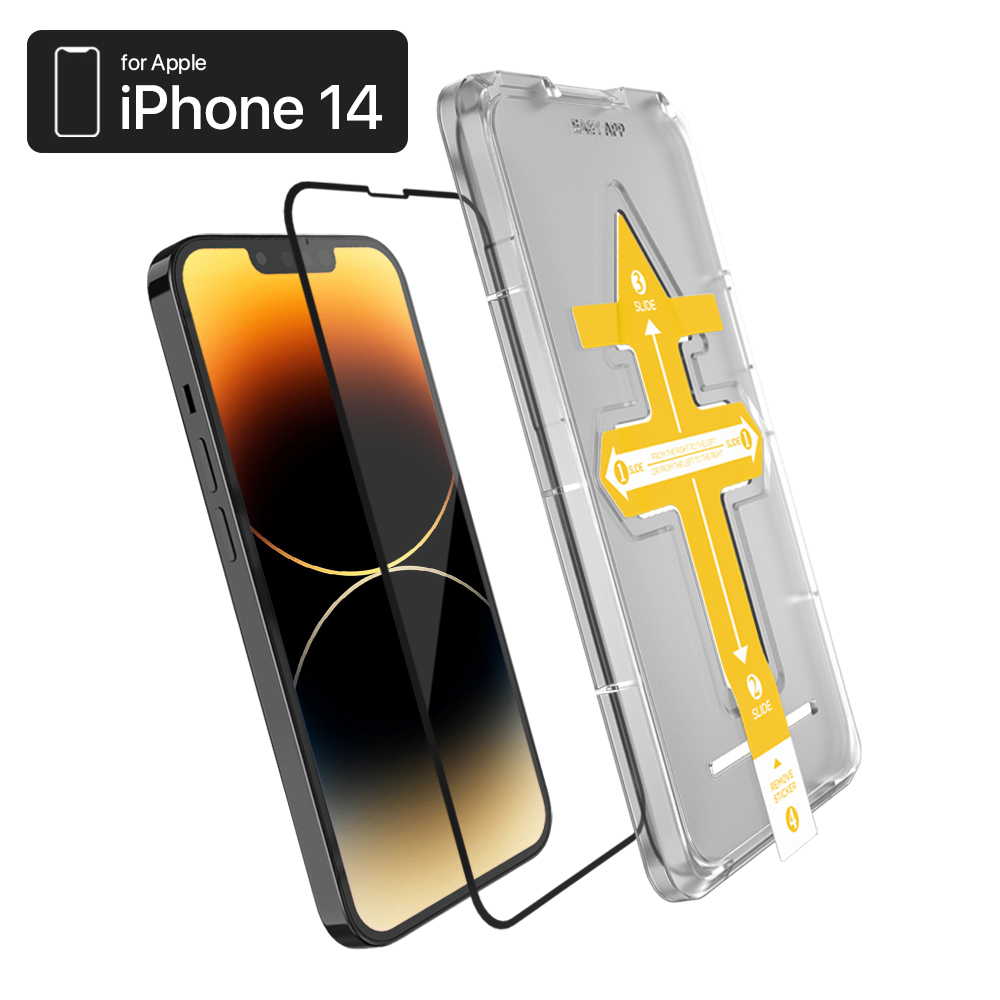 【ZIFRIEND】零失敗3D滿版高透光玻璃保護貼 iPhone 14 / 13 / 13 PRO / ZF-I13P14