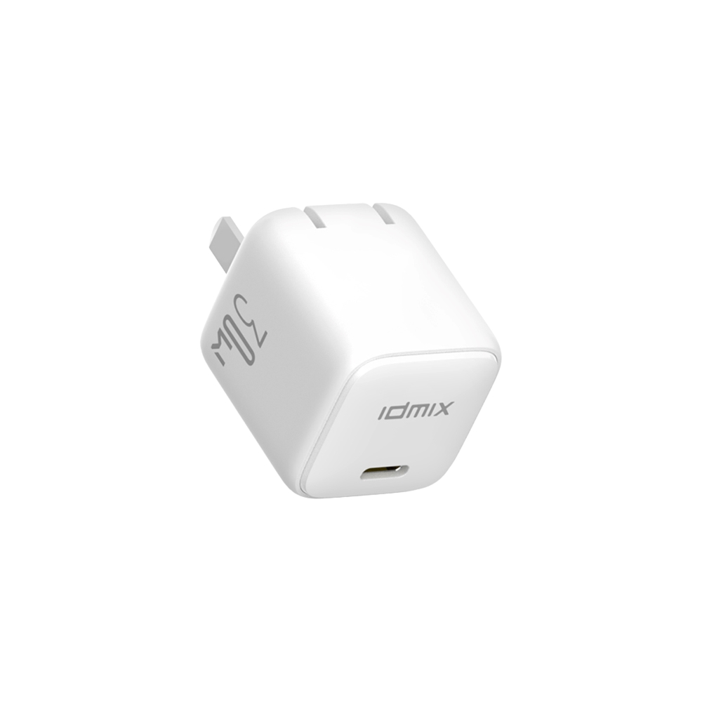 IDMIX POWER Mini Cube（P30D）氮化鎵GaN PD30W 快充充電器