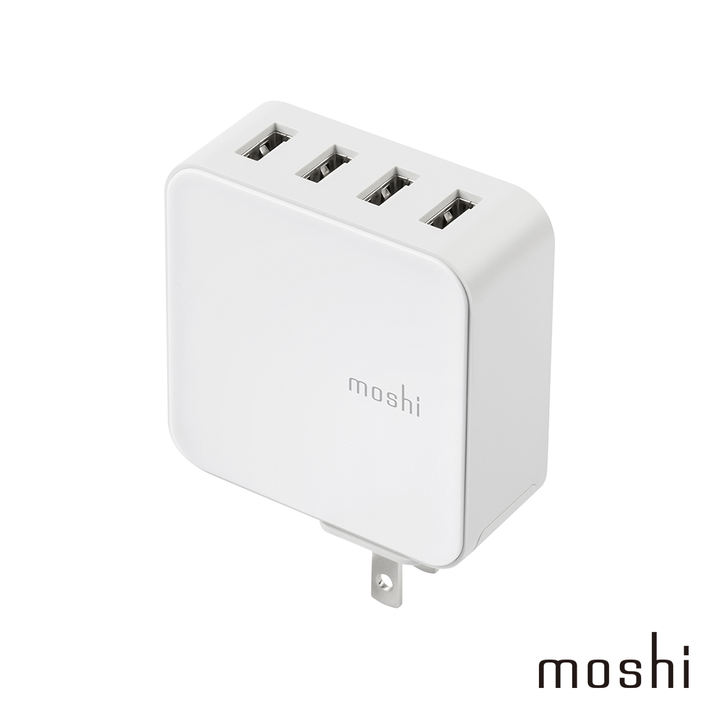 【moshi】ProGeo 旅充系列 USB 4-Port 35W 充電器
