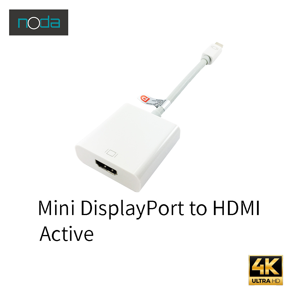 noda MiniDisplayport to HDMI 影音轉接線 主動式