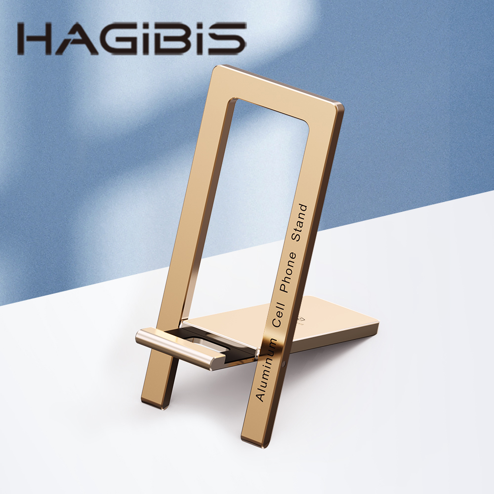 HAGiBiS鋁合金折疊式桌面支架(金色)