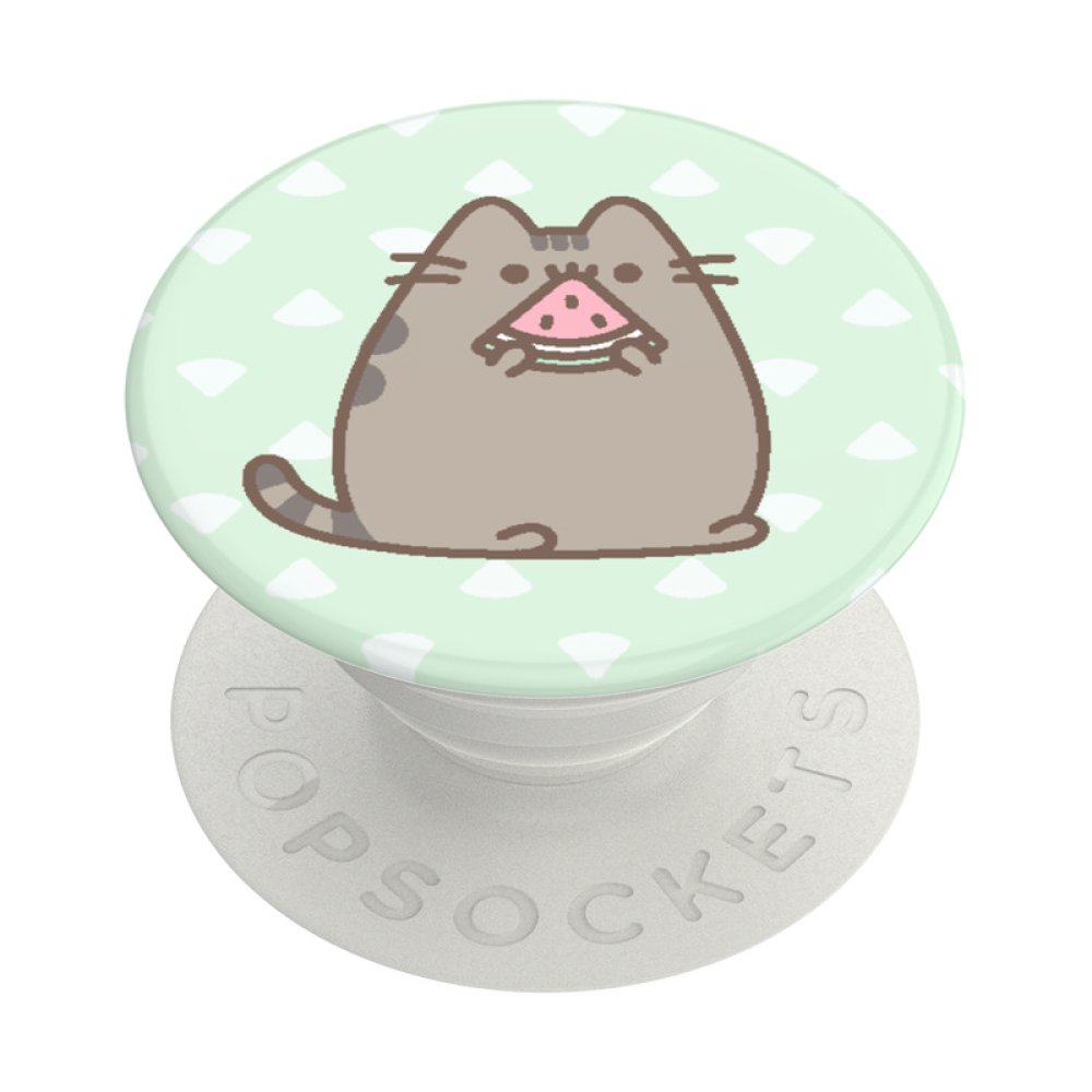 PopSockets 泡泡騷 二代 可替換PopGrip 美國 No.1 時尚手機支架 動物系列 胖吉貓吃西瓜