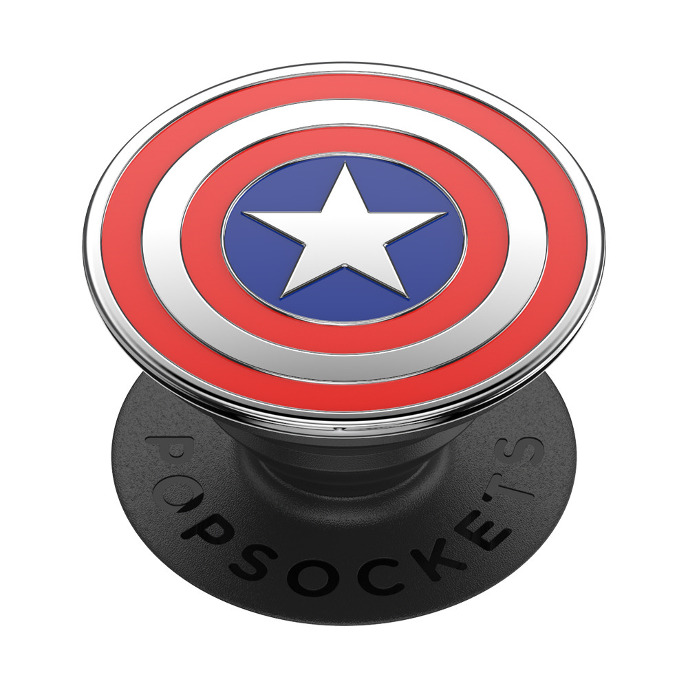 PopSockets 泡泡騷 二代 可替換PopGrip 美國 No.1 時尚手機支架 MARVEL 復仇者聯盟 琺瑯瓷 美國隊長