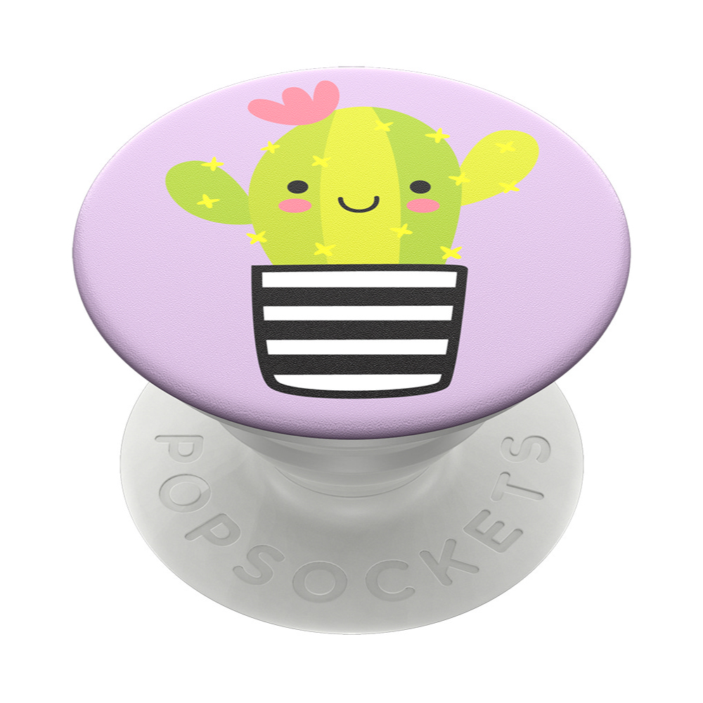 PopSockets 泡泡騷 二代 可替換PopGrip 美國 No.1 時尚手機支架 可愛仙人掌