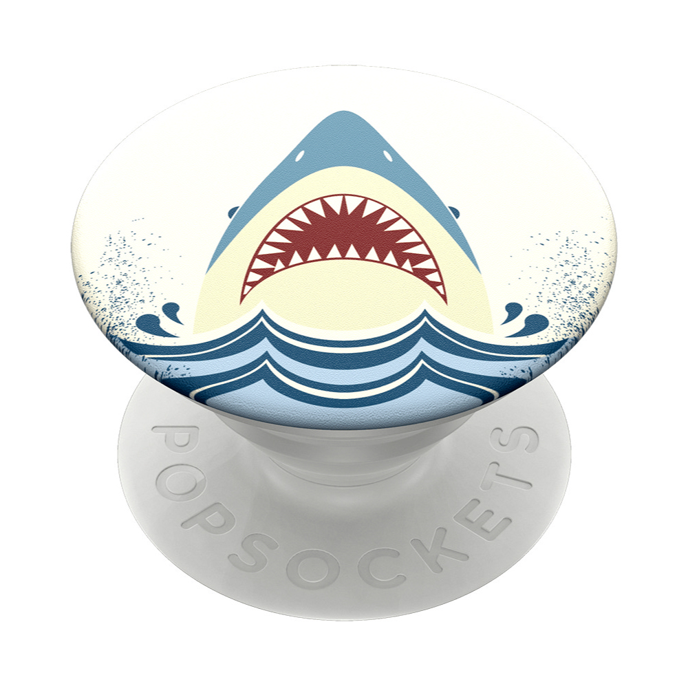 PopSockets 泡泡騷 二代 可替換PopGrip 美國 No.1 時尚手機支架 動物系列 跳躍鯊魚