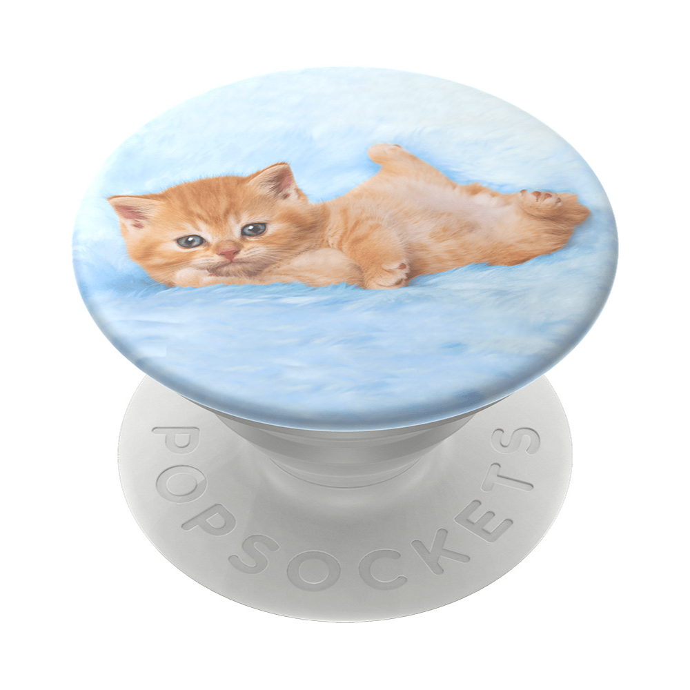 PopSockets 泡泡騷 二代 可替換PopGrip 美國 No.1 時尚手機支架 動物系列 綿綿貓咪