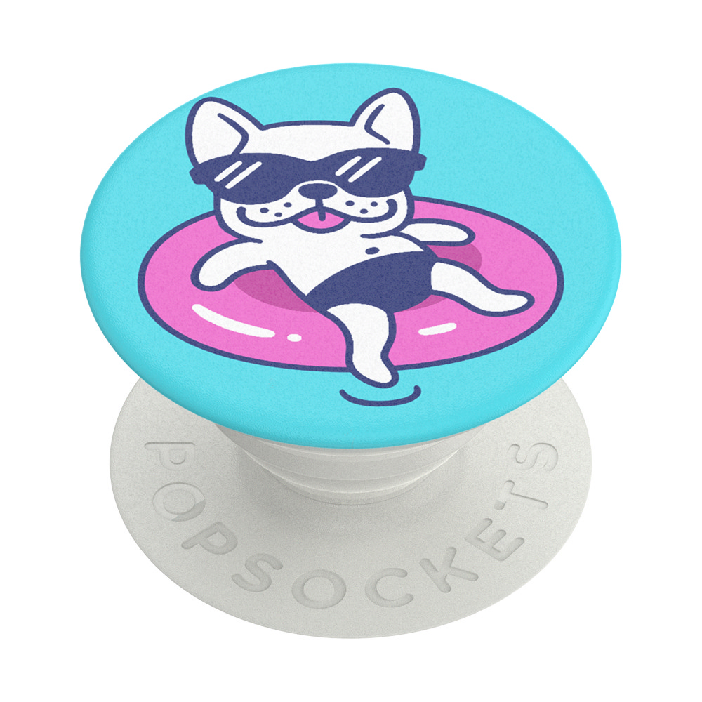 PopSockets 泡泡騷 二代 可替換PopGrip 美國 No.1 時尚手機支架 動物系列 泳圈鬥牛犬