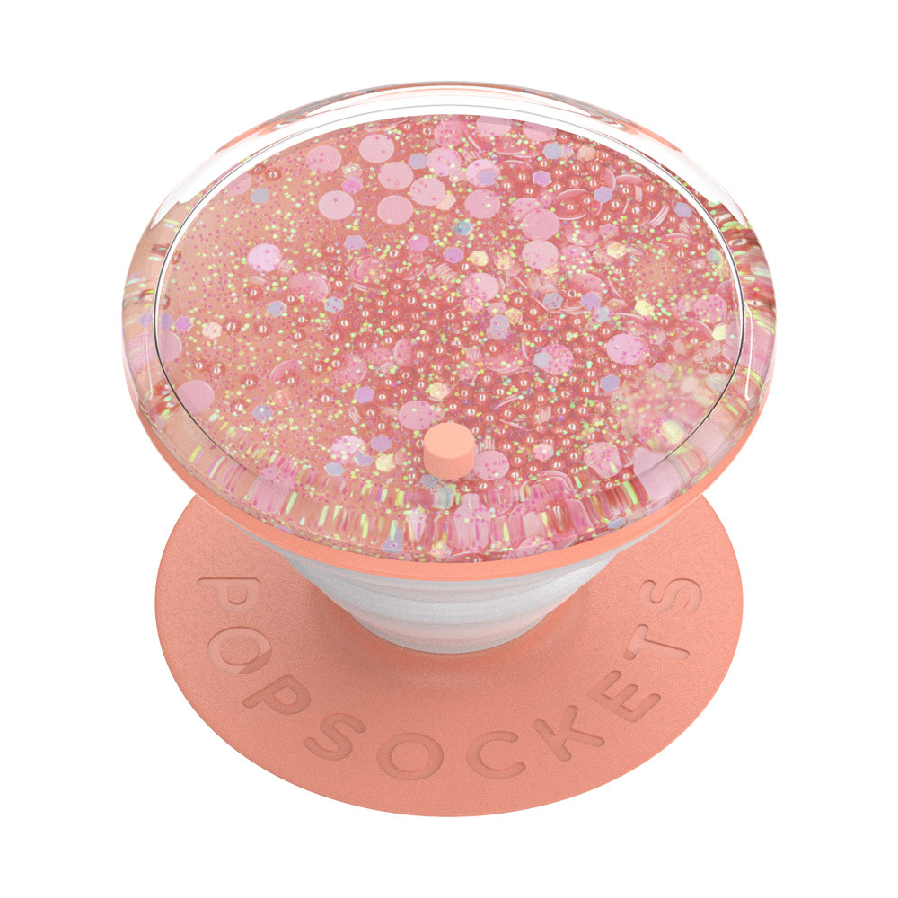 PopSockets 泡泡騷 二代 可替換PopGrip 美國 No.1 時尚手機支架 流沙系列 粉色亮片
