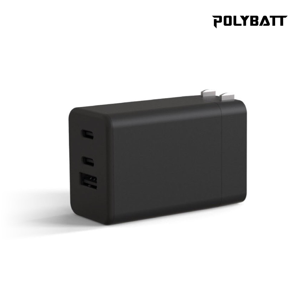PolyBatt 氮化鎵快速充電器 GAN05-65W 黑色