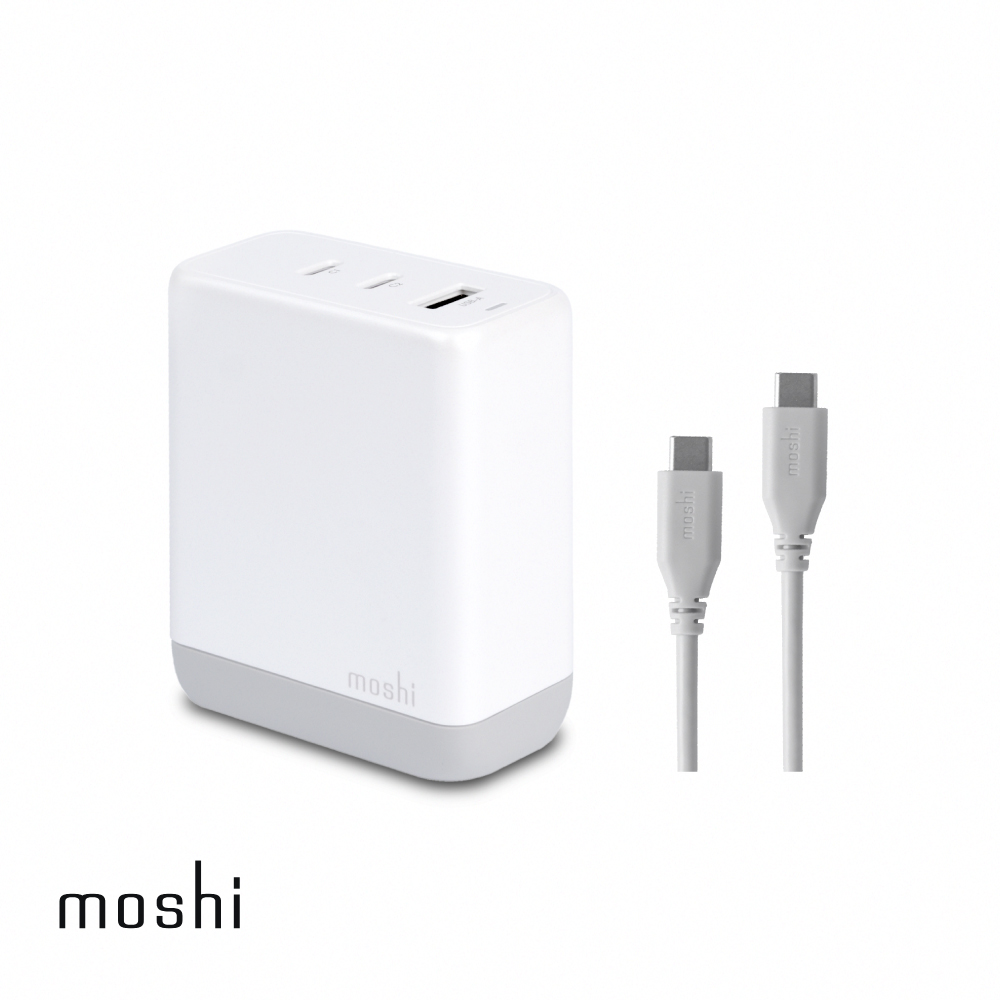 【moshi】Rewind USB-C GaN 100W 氮化鎵充電器