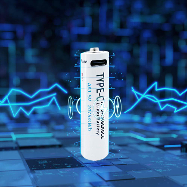 Wephone Type-C可充式鋰電池四入組