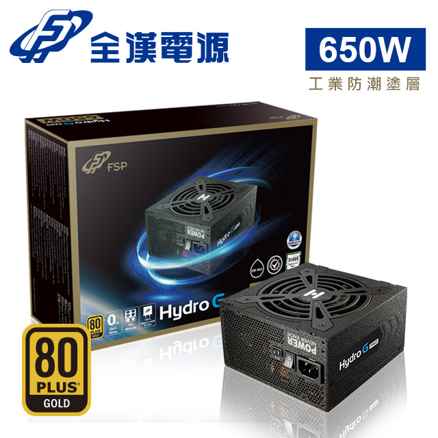 全漢 HG2-650 HYDRO G PRO 650瓦 80PLUS金牌 電源供應器