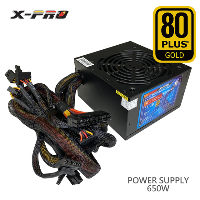 X-Pro 650W(足瓦) 電源供應器 80Plus 金牌
