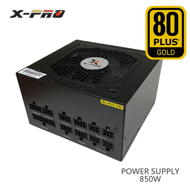 XPRO GPS850S 850W電源供應器 80Plus 金牌 全模組