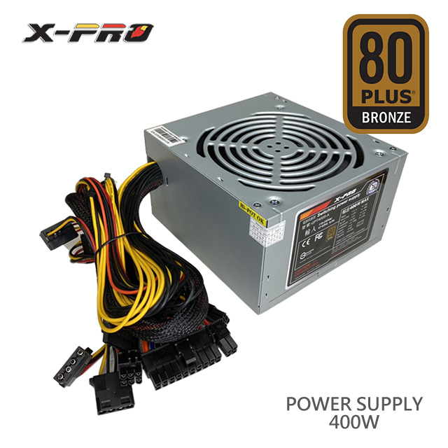 X-Pro GPT400S-A 400W(足瓦) 電源供應器 80Plus 銅牌