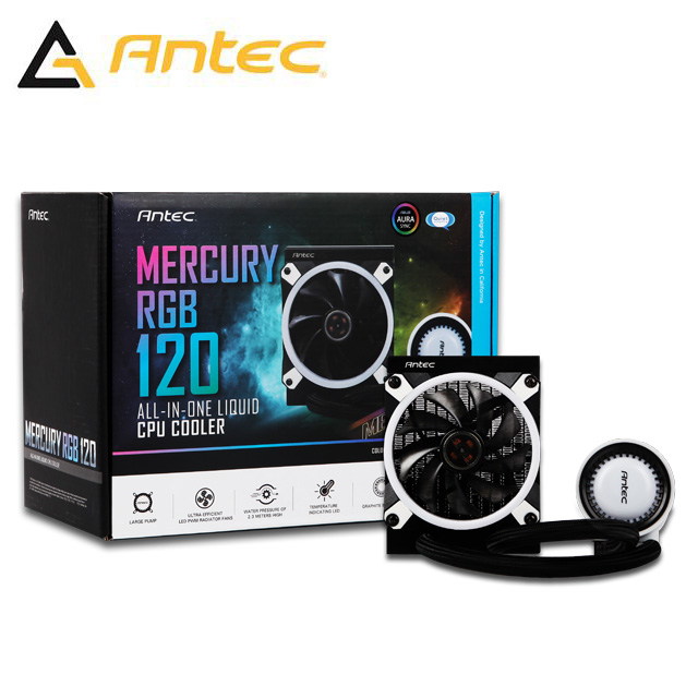 Antec Mercury 120 RGB 一體式水冷散熱器