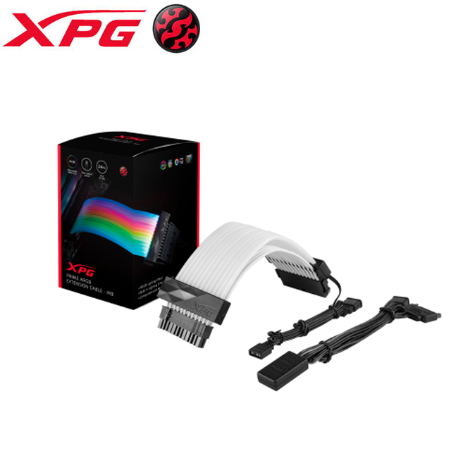XPG 威剛 PRIME ARGB 主機板電源延長線