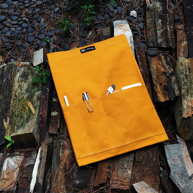 【RA】Canvas bag 磁吸帆布平板電腦保護袋iPad pro12.9 Macbook 13.3