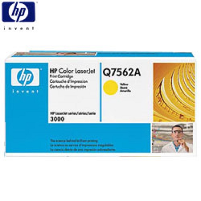 HP Q7562A / 7562A 原廠黃色碳粉匣 HP LaserJet 3000/3000dn/3000dtn/3000n/2700