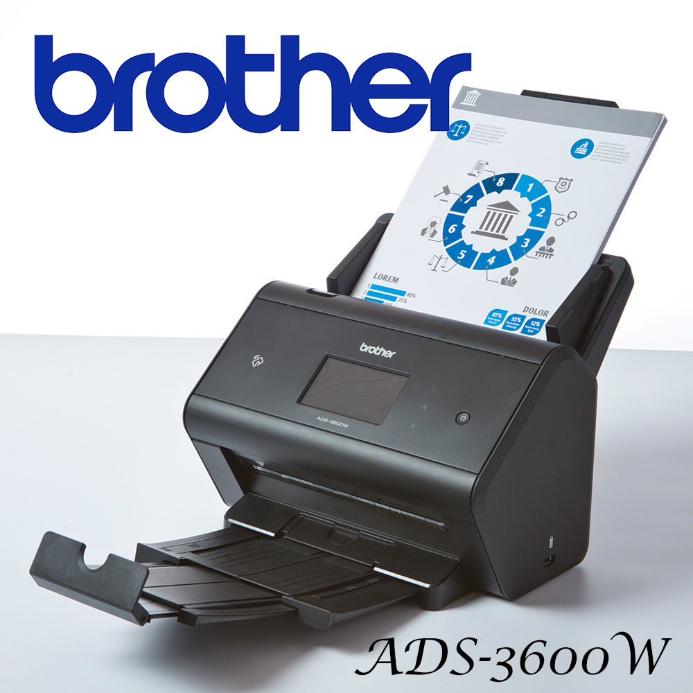 Brother ADS-3600W 專業級網路高速檔案掃描器