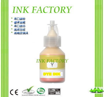 【INK FACTORY】BROTHER DYE INK 黃色相容墨水適用型號：DCP-T300/DCP-T500W
