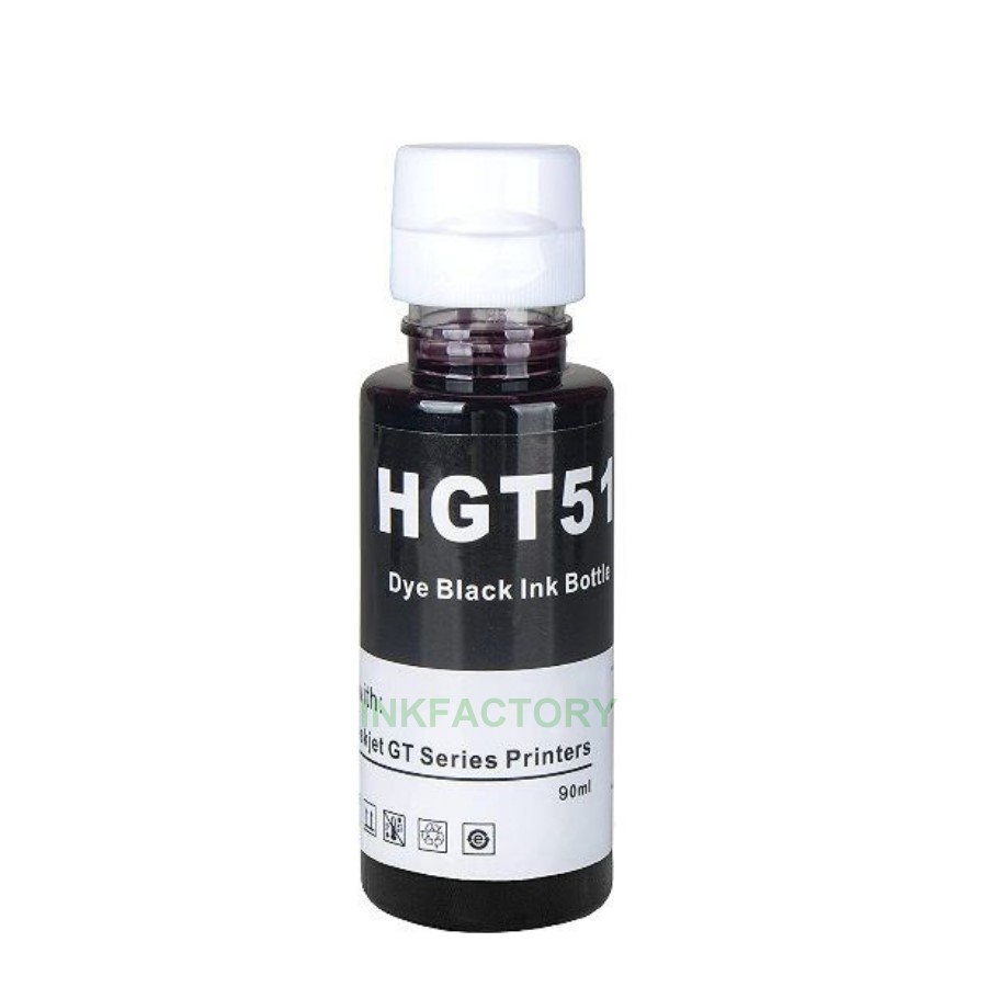 【INK FACTORY】 HP M0H57AA GT51 黑色盒裝相容墨水 GT-51