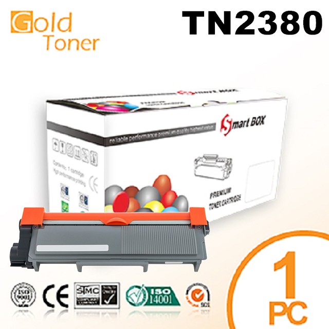 【Gold Toner】BROTHER TN-2380 環保碳粉匣(黑色)一支，MFC-L2700D/L2700DW/L2365DW/L2740DW