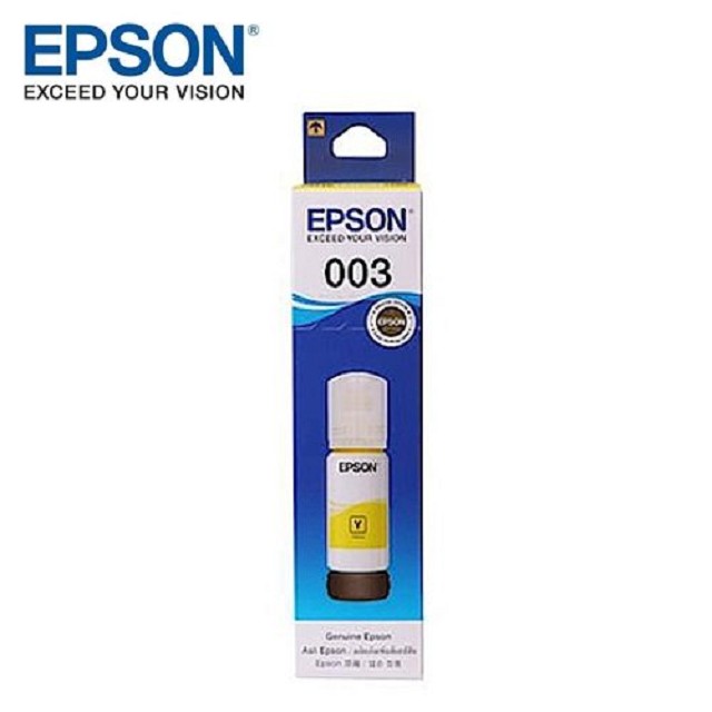 EPSON 003 / T00V400 原廠盒裝墨水(黃)【適用】L3110/L3150/L3116