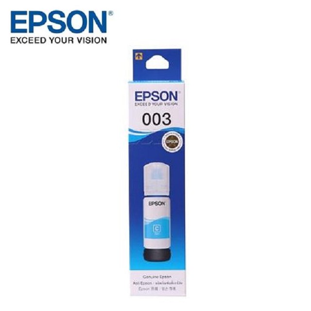 EPSON 003 / T00V200 原廠盒裝墨水(藍)【適用】L3110/L3150/L3116