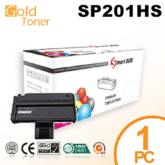 【Gold Toner】RICOH SP201HS 全新高容量相容碳粉匣【適用】SP 213NW/SP 213SFNW