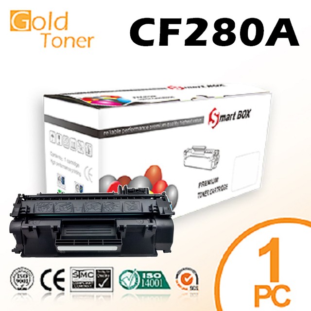 【Gold Toner】HP CF280A (80Ａ)相容黑色高容量碳粉匣LaserJet Pro 401 M401dw MFP適用