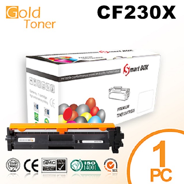 【Gold Toner】HP CF230X(NO.30X) 高容量相容碳粉匣(包含全新晶片) 一支，M203dw/M227fdw/M227fdn