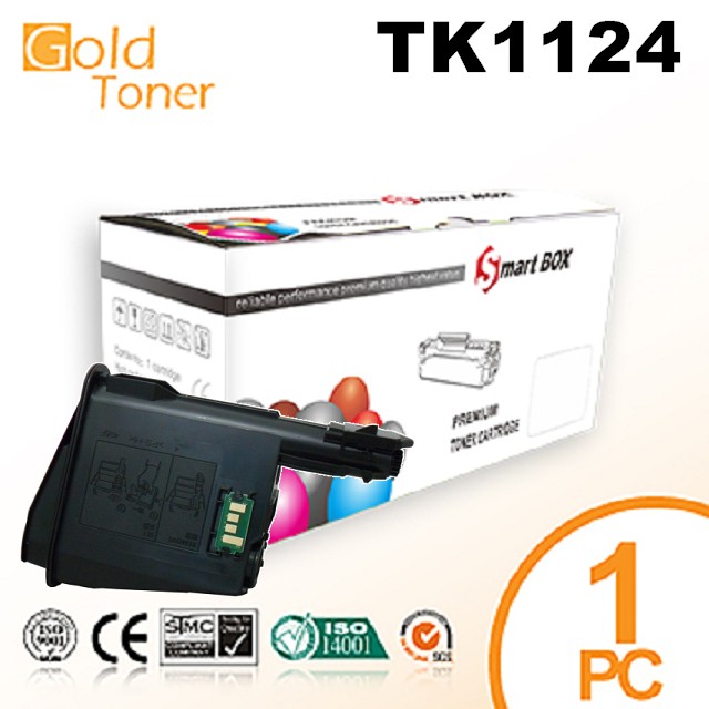 【Gold Toner】KYOCERA TK-1124/TK1124 全新相容碳粉匣 一支【適用】FS-1060DN/FS-1025MFP/FS-1125MFP