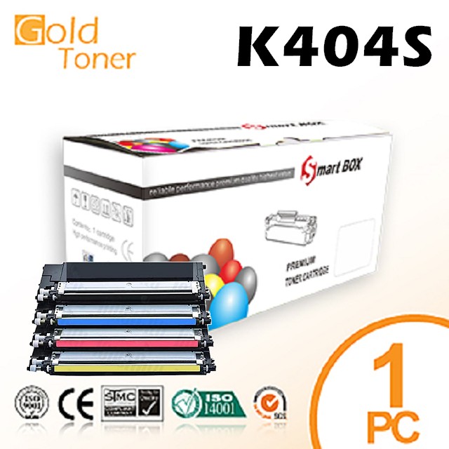 【Gold Toner】SAMSUNG CLT-K404S 相容碳粉匣(黑色)【適用】SL-C430W / SL-C480W
