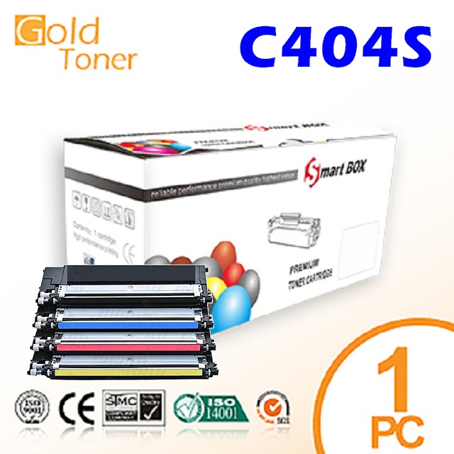 【Gold Toner】SAMSUNG CLT-C404S 相容碳粉匣(藍色)【適用】SL-C430W / SL-C480W