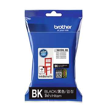 Brother LC3619XL-BK 原廠超高容量黑色墨水匣