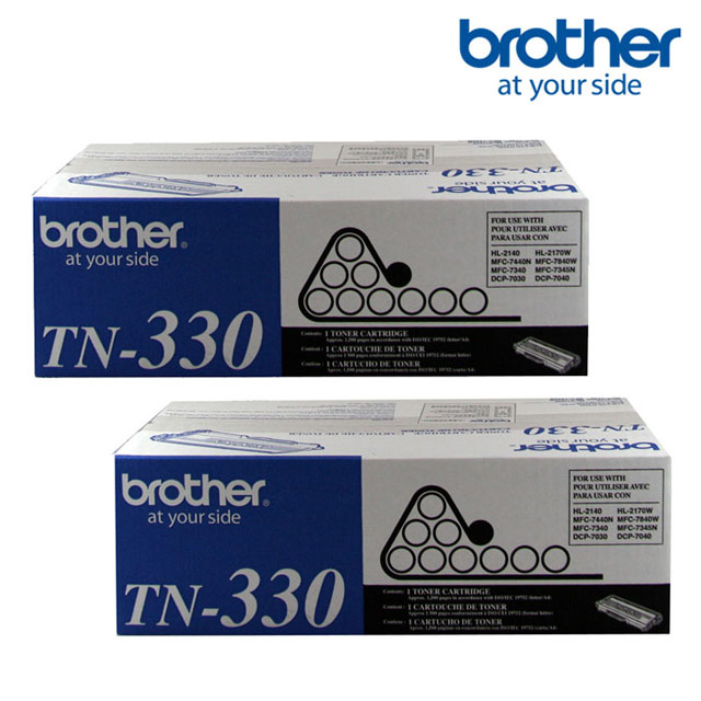 ★2入超值組★Brother TN-330 原廠碳粉匣