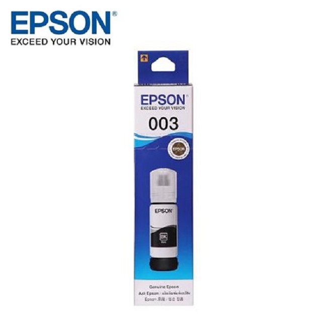 EPSON 003 / T00V100 原廠盒裝墨水(黑)【適用】L3110/L3150/L3116