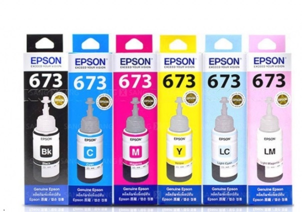EPSON T673100~T673600 原廠盒裝墨水(一組六色)